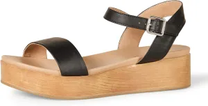 Amazon Essentials Women's Two Band Flatform Sandal
