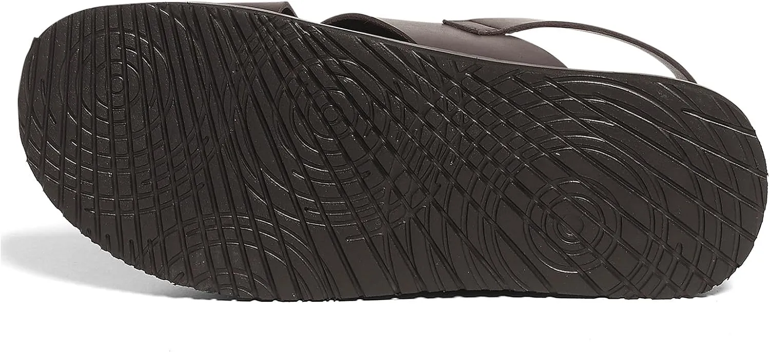 Anthony Veer Cancun Comfort Sandals for Men | Cushioned Ortholite Footbed | Durable Rubber Outsole