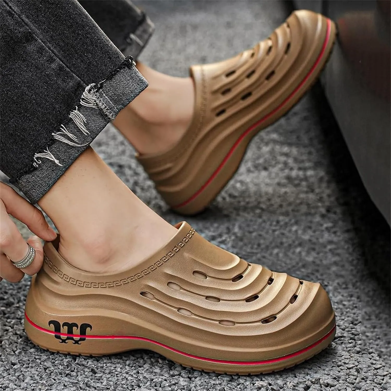 Armadillo Clogs Nurses Shoes for Women Men Non Slip Work Shoes Women Food Service Chef Shoe for Men Non Slip Kitchen Shoe Clogs Oil Resistant Nursing Arch Support Waterproof Wide Width Sneakers Garden
