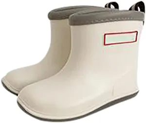 Baby Kids Easy On Rain Shoes Boots For Toddler Little Kid Short Rain Boots Lightweight Rainy Day Shoes Snow Shoe