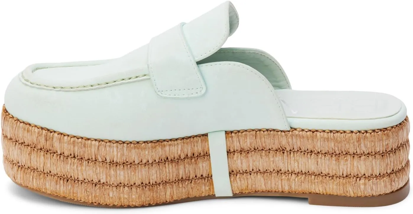 BEACH by Matisse Womens Wren Platform Mules Casual - White