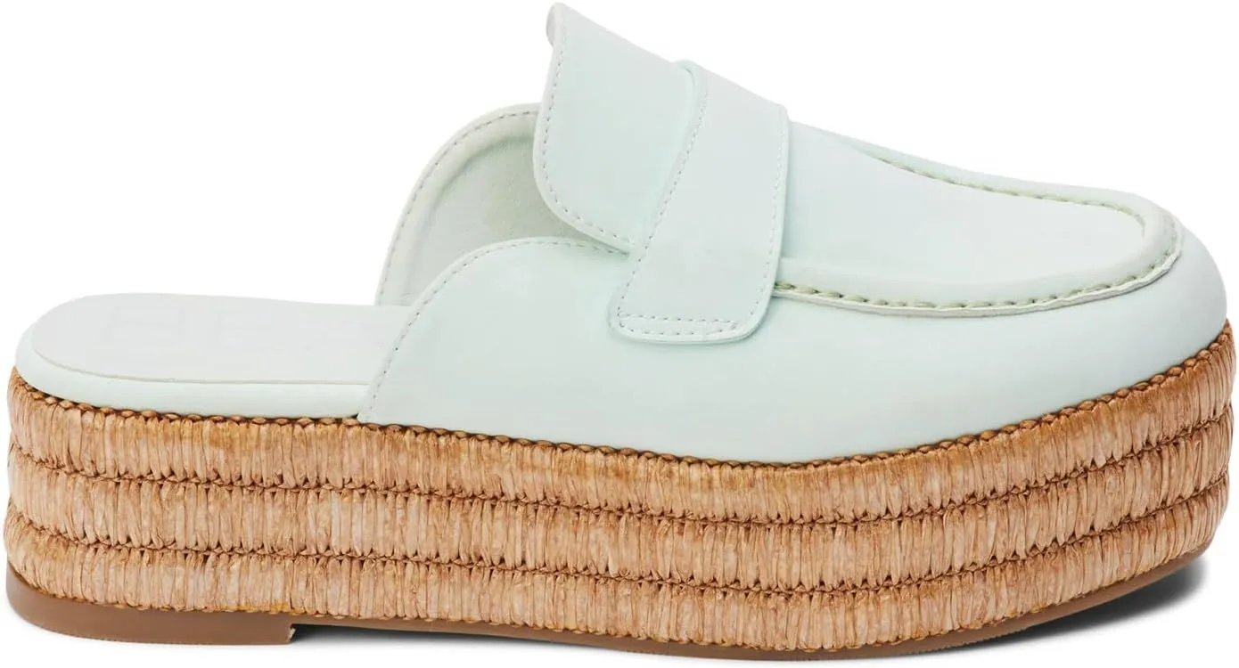 BEACH by Matisse Womens Wren Platform Mules Casual - White