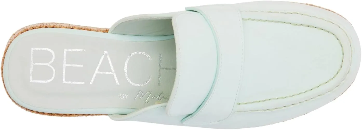 BEACH by Matisse Womens Wren Platform Mules Casual - White