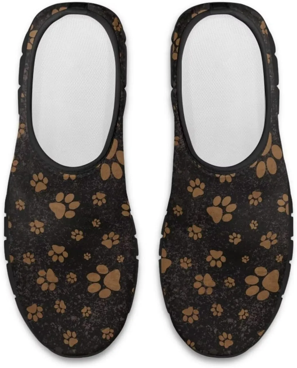 Binienty Printed Slip on Loafers for Women Work Breathable Mesh Barefoot No Laces Running Hiking Tennis Shoe