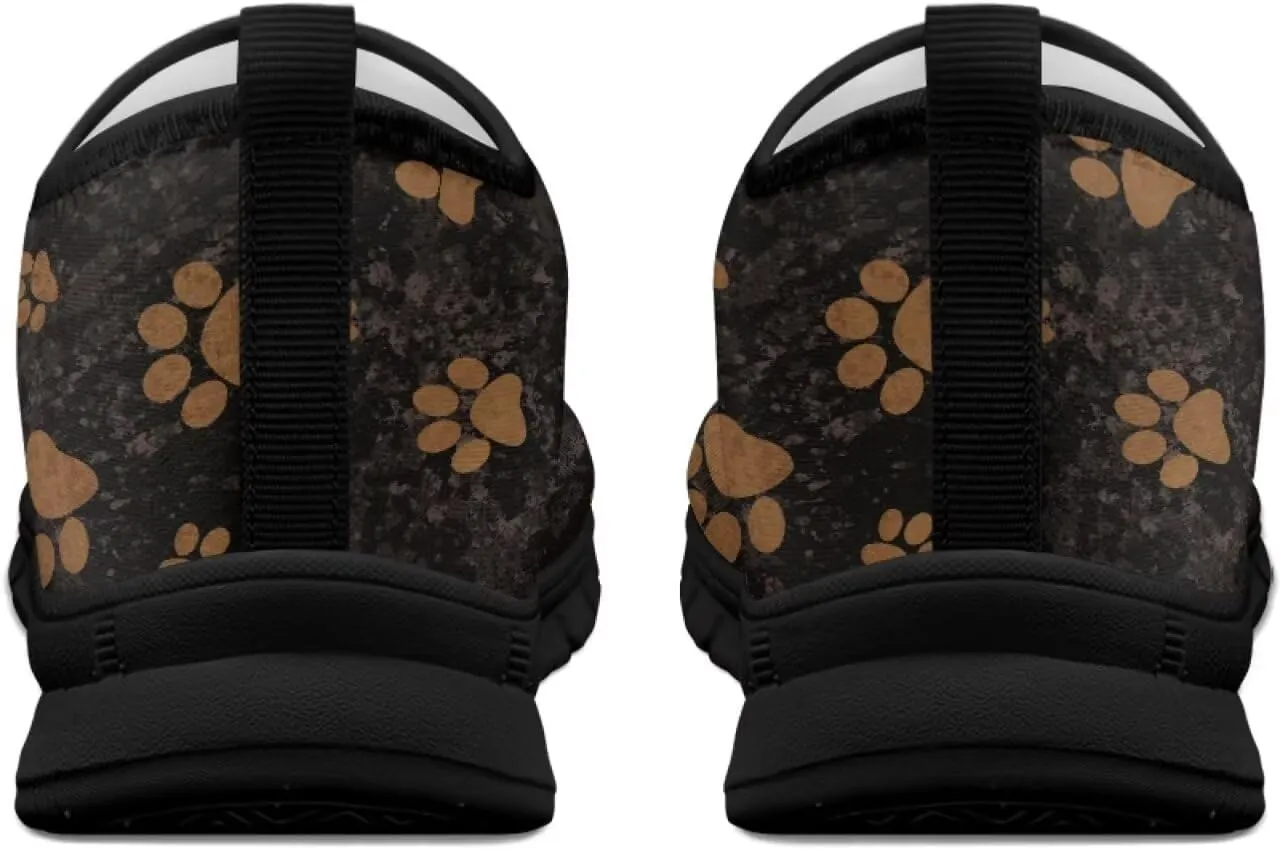Binienty Printed Slip on Loafers for Women Work Breathable Mesh Barefoot No Laces Running Hiking Tennis Shoe
