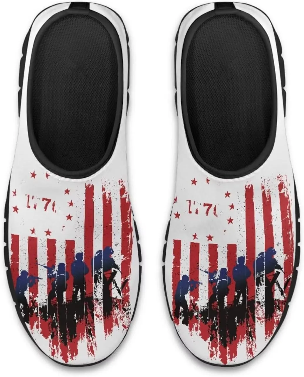 Binienty Women's Loafers Casual Round Toe Driving Flats Slip On Sneakers LGBT Patriotic Shoe Anti Skid