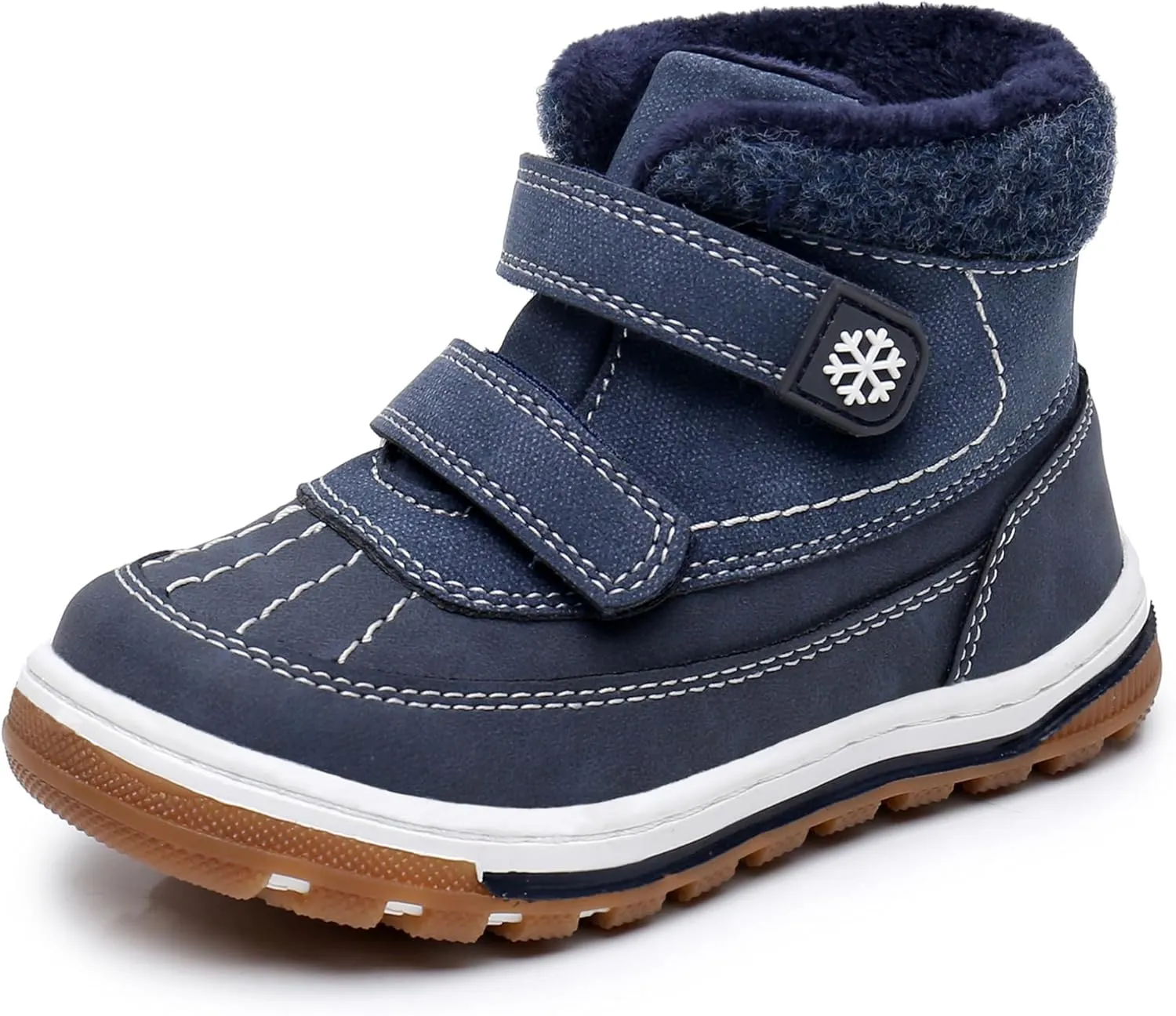 Blikcon Boys Boots Toddler Boys Girls Fall/Winter Boots Outdoor with Hook and Loop (Toddler/Little Kid)