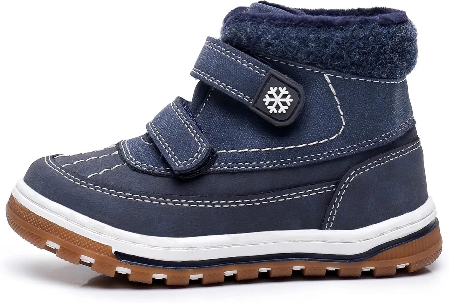 Blikcon Boys Boots Toddler Boys Girls Fall/Winter Boots Outdoor with Hook and Loop (Toddler/Little Kid)