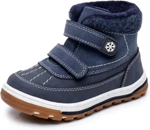 Blikcon Boys Boots Toddler Boys Girls Fall/Winter Boots Outdoor with Hook and Loop (Toddler/Little Kid)
