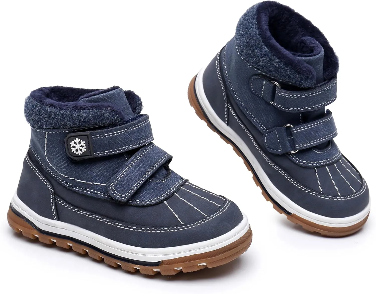 Blikcon Boys Boots Toddler Boys Girls Fall/Winter Boots Outdoor with Hook and Loop (Toddler/Little Kid)