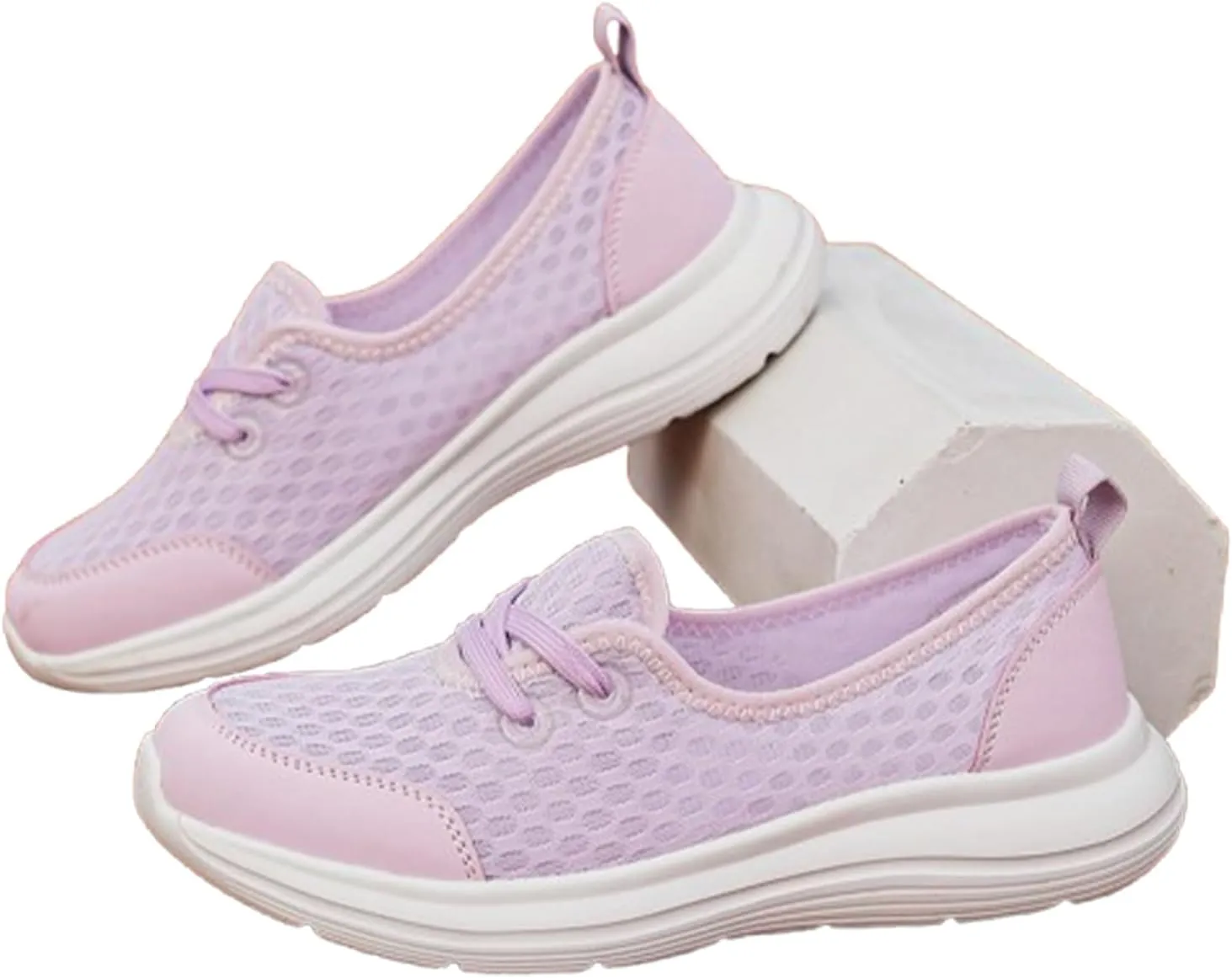 Breathable Soft Sole Mesh Comfort Orthopedic Women Sneakers,Orthopedic Shoes Slip Ons with Arch Support