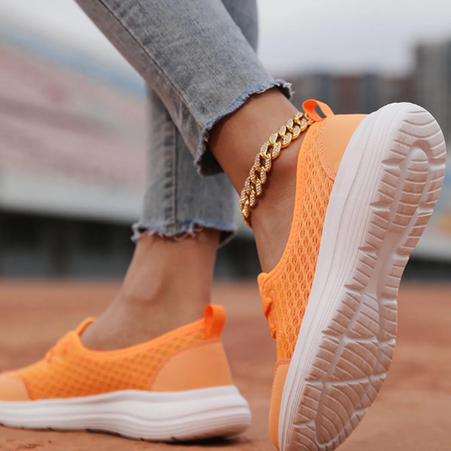 Breathable Soft Sole Mesh Comfort Orthopedic Women Sneakers,Orthopedic Shoes Slip Ons with Arch Support