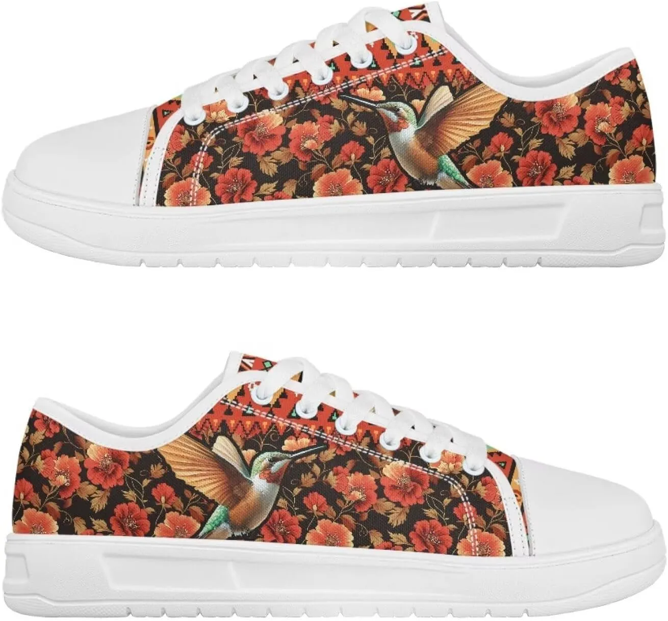 Canvas Shoes for Women Low Top Lace Up Tennis Shoes Girls Fashion Comfortable Sneakers Classic Casual Sneakers