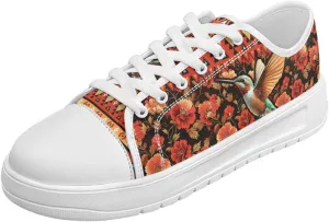 Canvas Shoes for Women Low Top Lace Up Tennis Shoes Girls Fashion Comfortable Sneakers Classic Casual Sneakers