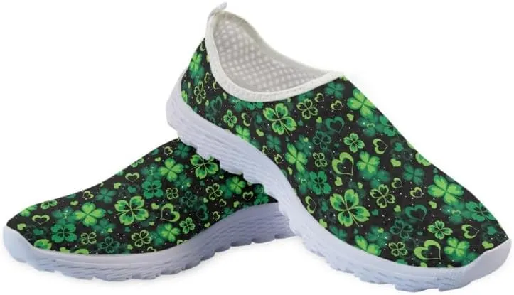 Cardinal Bird Women Sports Athletic Walking Work Shoes, Comfortable Easy Mesh Shoes, Footwear Sole Loafers