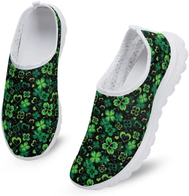 Cardinal Bird Women Sports Athletic Walking Work Shoes, Comfortable Easy Mesh Shoes, Footwear Sole Loafers
