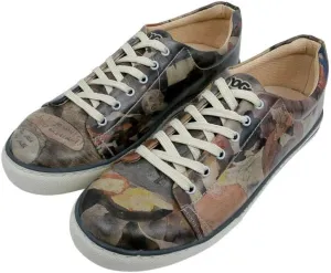 Casual Sneakers for Men - Vegan Leather and Unique Design Walking Sneakers for Men
