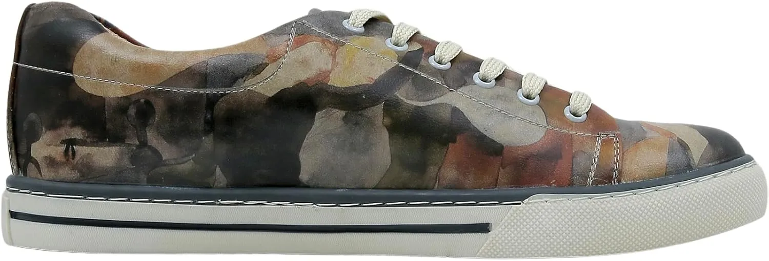 Casual Sneakers for Men - Vegan Leather and Unique Design Walking Sneakers for Men