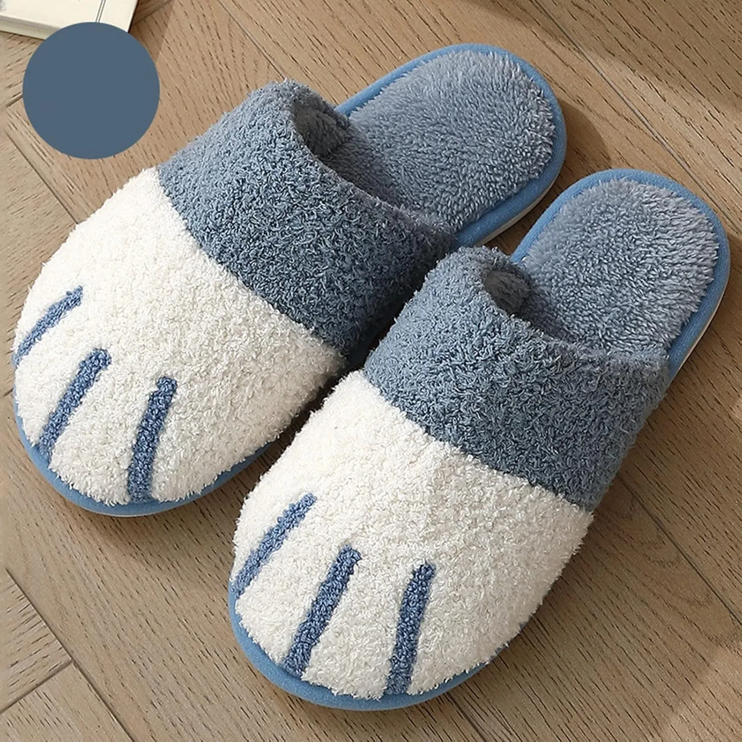 Chic Designed House Slippers Women Jelly Feeling Lippers For Women Winter Warm Chic Designed Fit and Flare Loafers