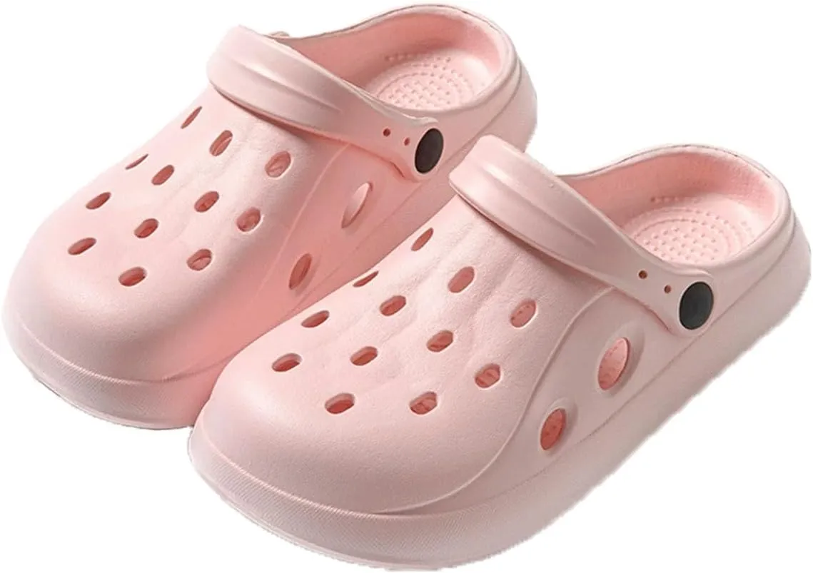 Classic Garden Clogs for Women and Men, Non-Slip Mules Sandals, Slip On Work Shoes Heel Strap Lightweight Shower Slippers Beach Indoor Outdoor Casual Wear Soft Air Cushion Sole Slides