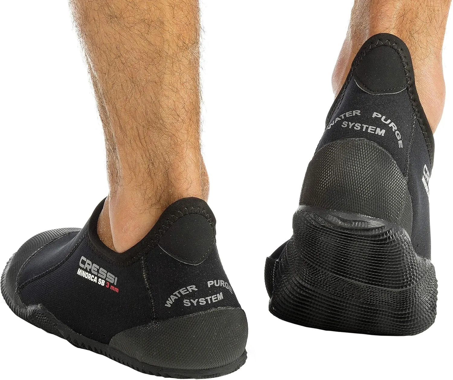 Cressi Neoprene Adult Anti-Slip Sole Boots for Water Sports: Scuba Diving, Snorkeling, Rafting, Windsurfing, Italy-made