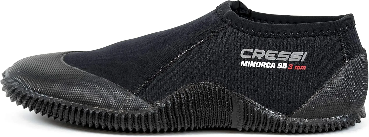 Cressi Neoprene Adult Anti-Slip Sole Boots for Water Sports: Scuba Diving, Snorkeling, Rafting, Windsurfing, Italy-made