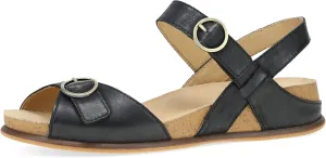 Dansko Candace Wedge Sandal for Women -Comfortable Wedge with Arch Support -Fully Adjustable Straps-Versatile Casual to Dressy Footwear -Lightweight Rubber Outsole