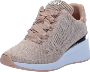 DKNY Women's Parks Lace Up-Wedge Sandal Heeled