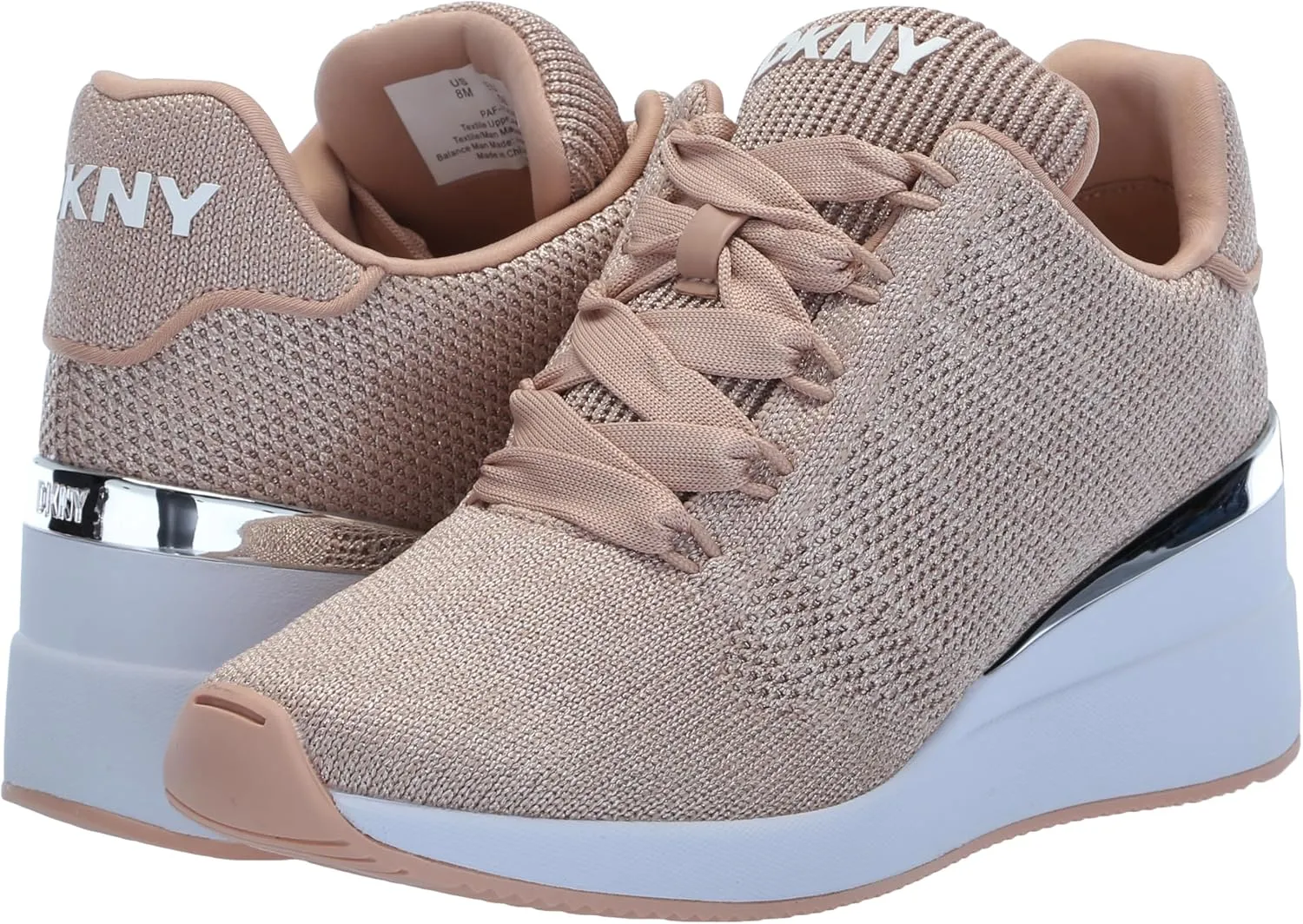 DKNY Women's Parks Lace Up-Wedge Sandal Heeled