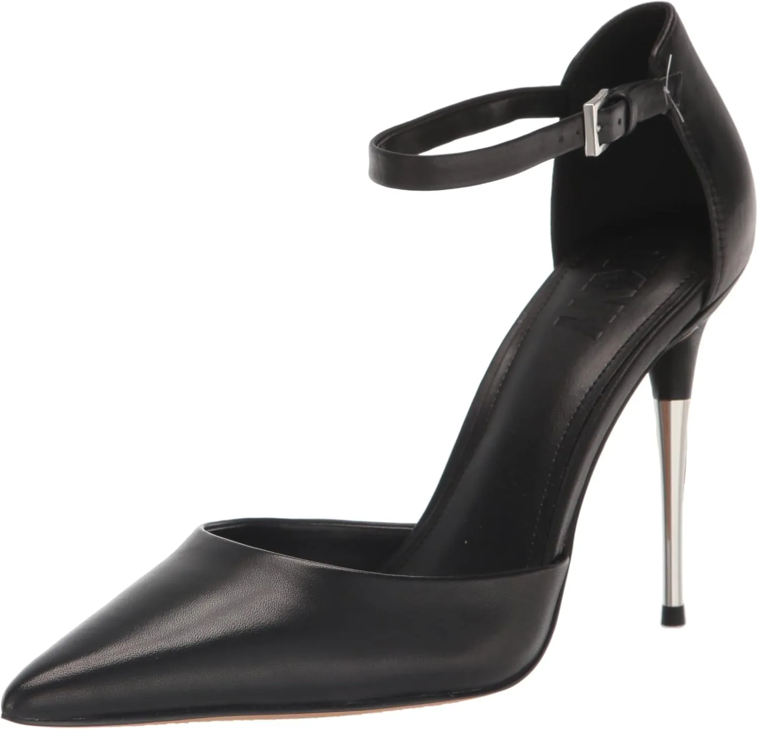 DKNY Women's Stiletto Veata-Slingback Pu Heeled Sandal