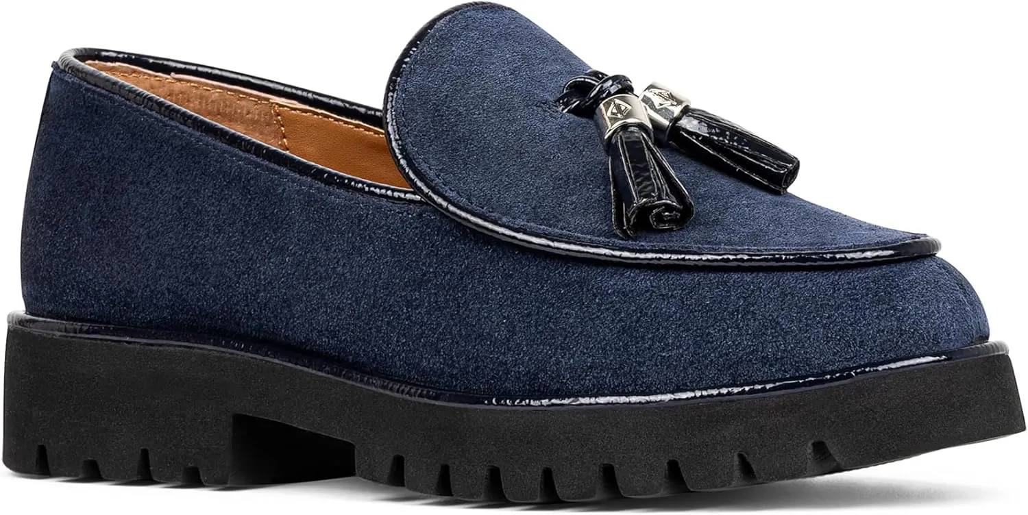 Donald Pliner Women's Eclipse Dress Loafers, Slip-On Shoes, Comfortable Flats for Everyday Walk