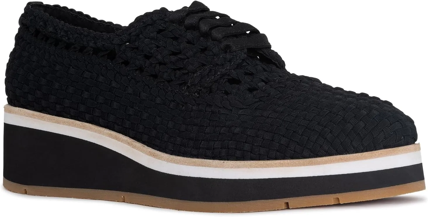 Donald Pliner Women's Napoli Crepe Elastic Wedge Sneaker