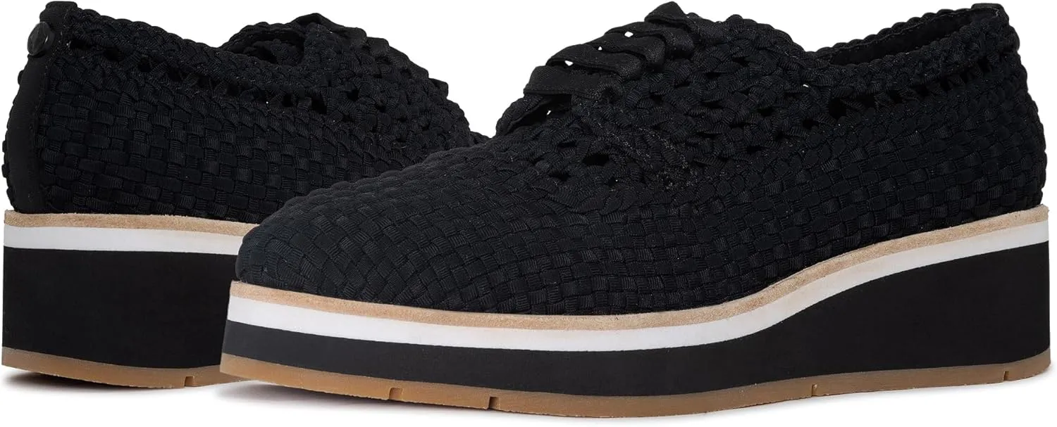 Donald Pliner Women's Napoli Crepe Elastic Wedge Sneaker