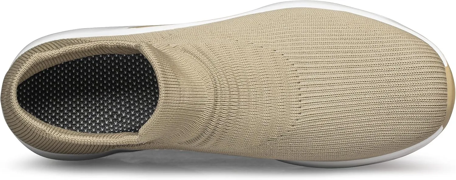 DOUSSPRT Womens Walking Shoes Slip on Sock Sneakers Lady Girls Nurse Mesh Air Cushion Platform Loafers Fashion Casual
