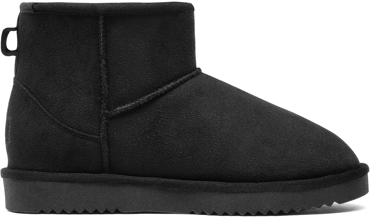 DREAM PAIRS Women's Black Brown Tan Grey Winter Snow Boots Classic Faux Fur Lined Slip On Ankle Boots