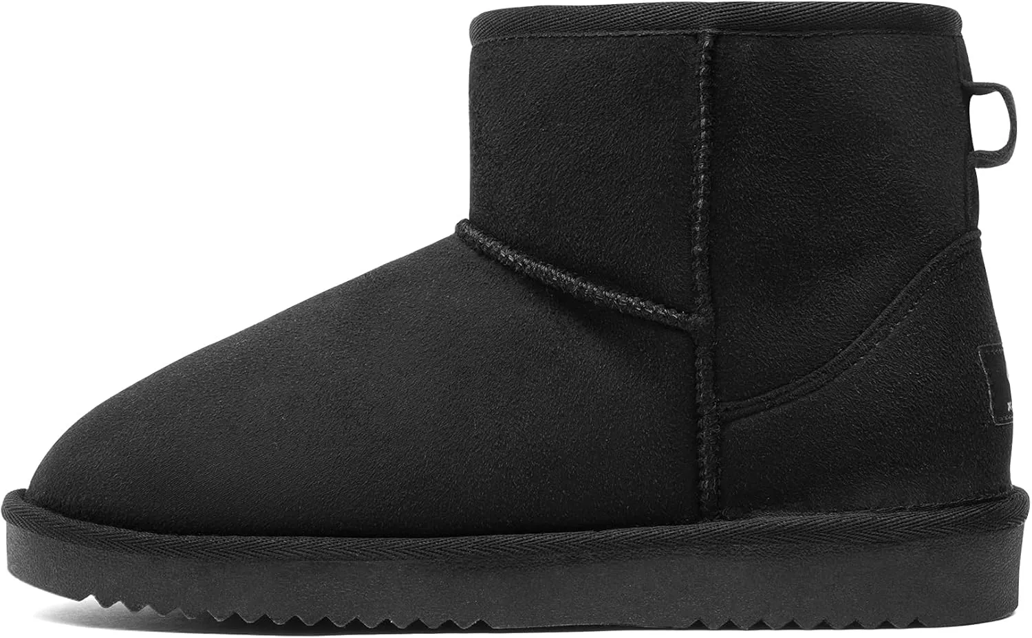 DREAM PAIRS Women's Black Brown Tan Grey Winter Snow Boots Classic Faux Fur Lined Slip On Ankle Boots