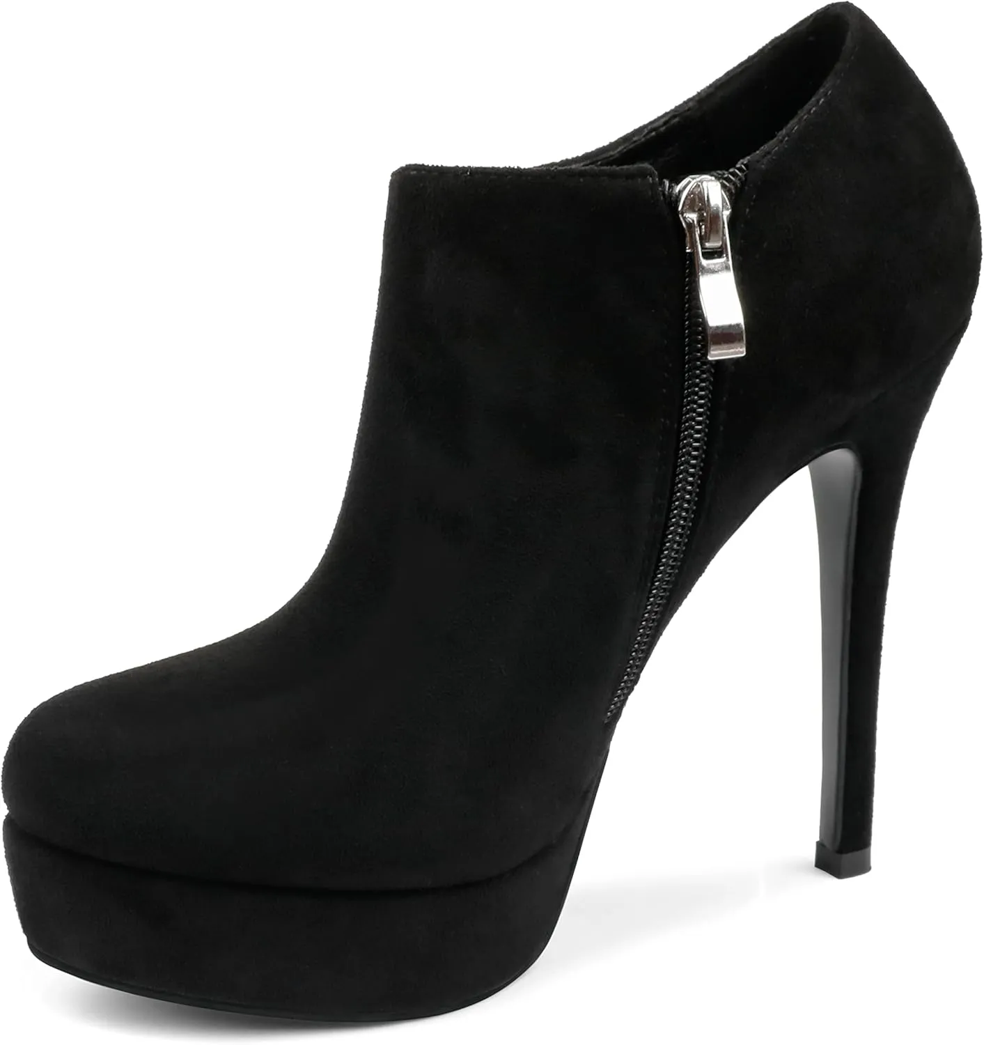 Eithy Women's Ankle Boots High Heels Platforms Shoes Pointy Toe Sexy Spring Boots