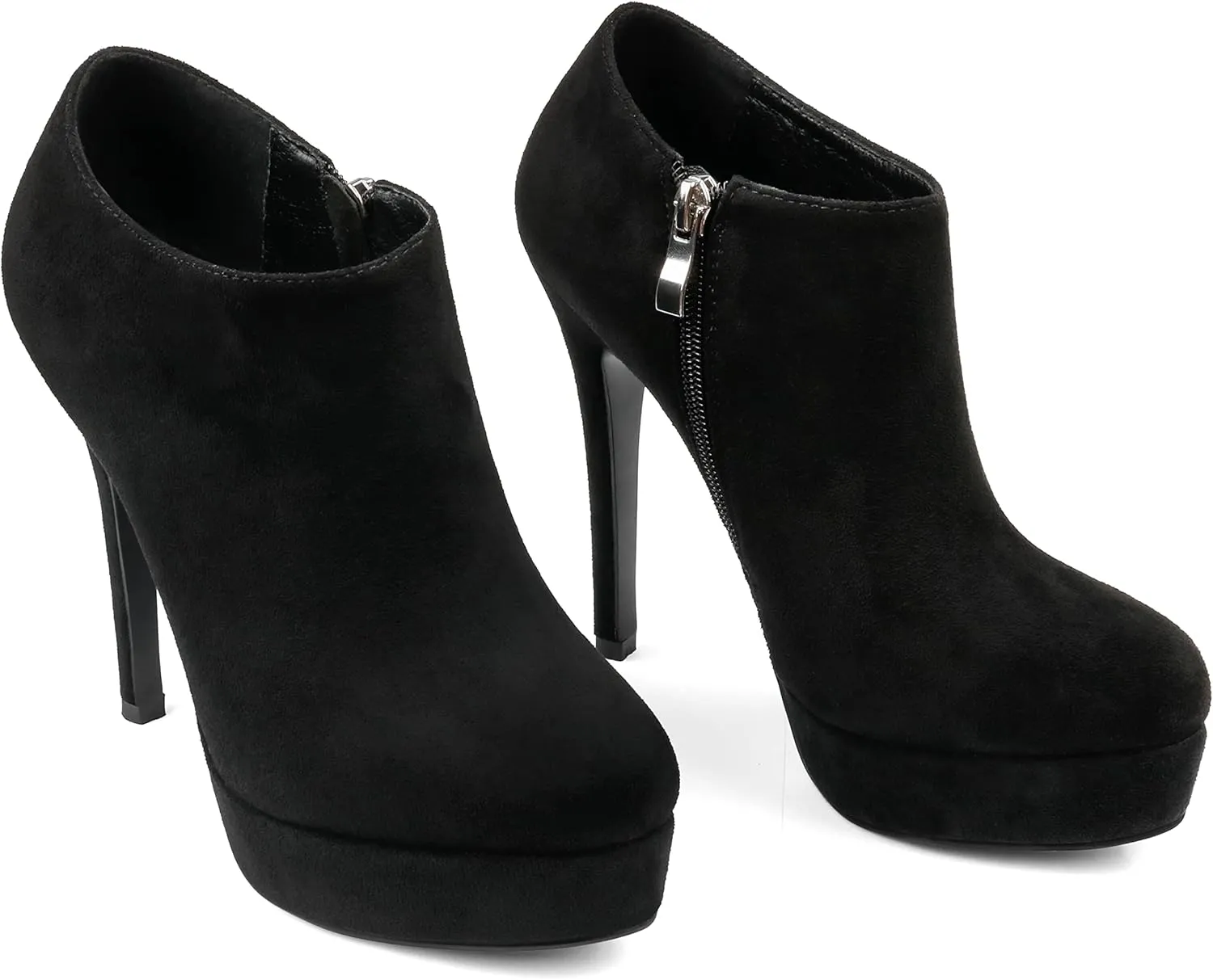 Eithy Women's Ankle Boots High Heels Platforms Shoes Pointy Toe Sexy Spring Boots