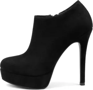 Eithy Women's Ankle Boots High Heels Platforms Shoes Pointy Toe Sexy Spring Boots