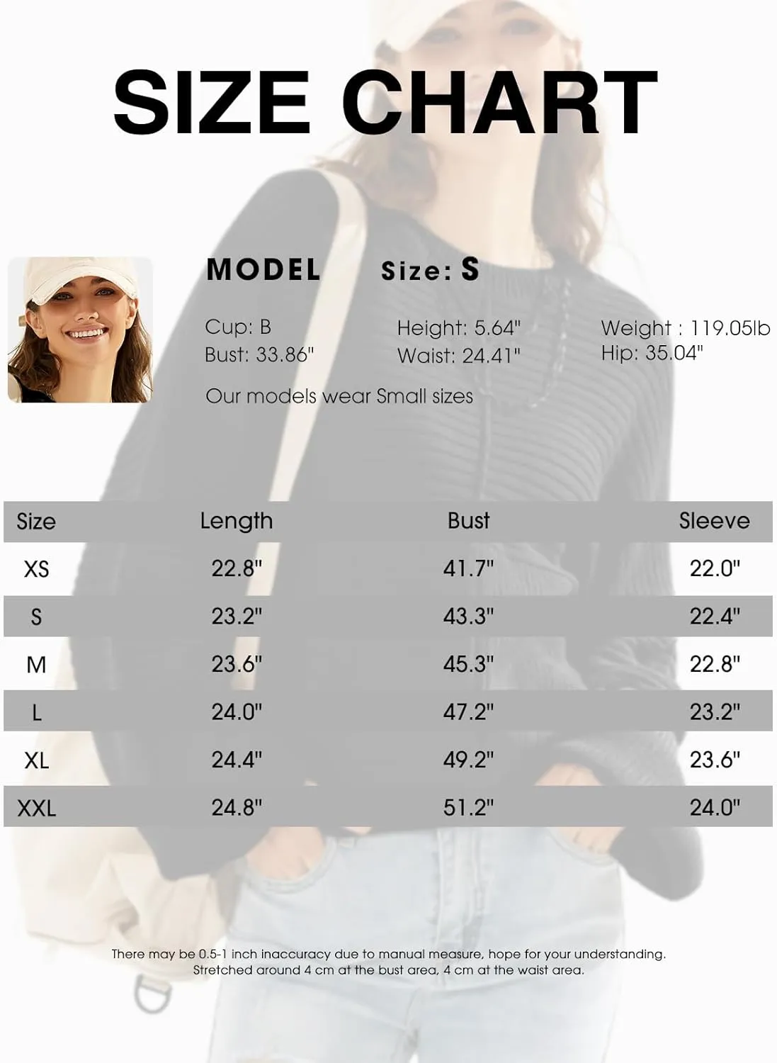 EXLURA Womens Oversized Sweaters Crew Neck Long Lantern Sleeve Loose Casual Knit Slouchy Fall Pullover Tops