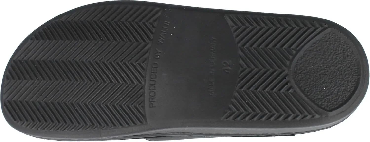 Finn Comfort Danzig Soft Men's Mules Dark Blue Nubuck Leather