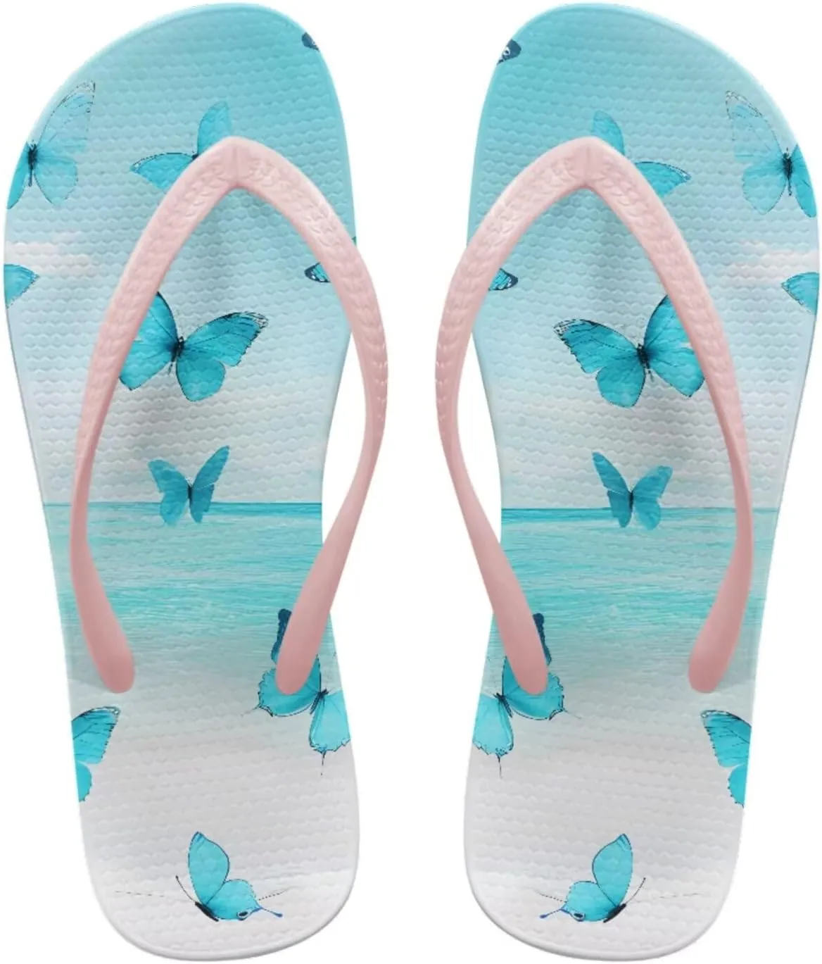 Flip Flops For Women Non-Slip Bathroom Shower Shoes Cushion foam Indoor and Outdoor Sandals Summer Beach Shoes