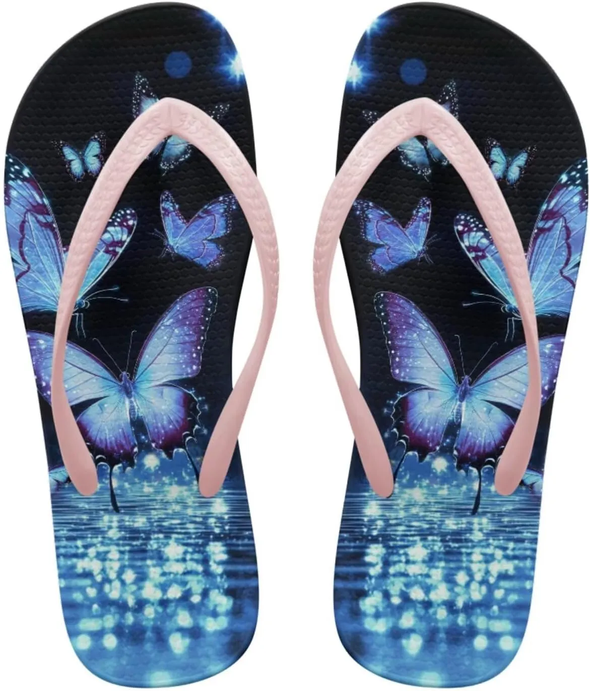 Flip Flops For Women Non-Slip Bathroom Shower Shoes Cushion foam Indoor and Outdoor Sandals Summer Beach Shoes