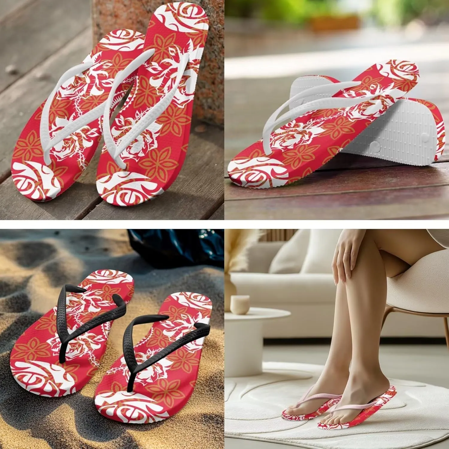 Flip Flops For Women Non-Slip Bathroom Shower Shoes Cushion foam Indoor and Outdoor Sandals Summer Beach Shoes