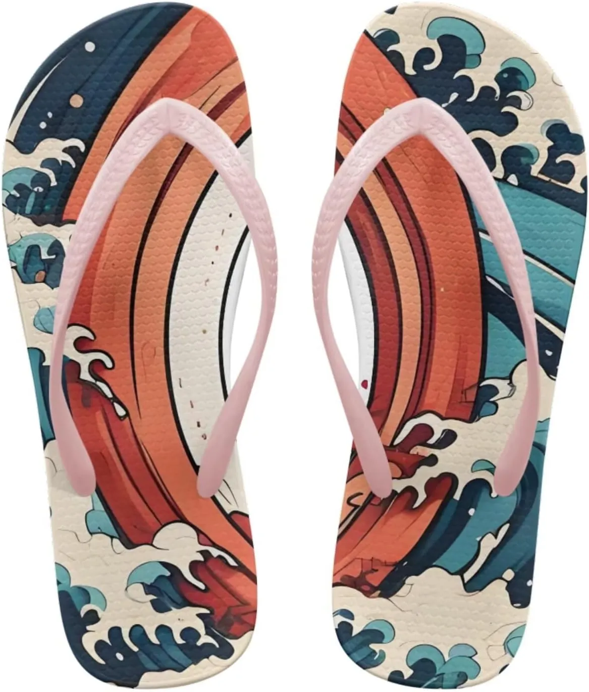 Flip Flops For Women Non-Slip Bathroom Shower Shoes Cushion foam Indoor and Outdoor Sandals Summer Beach Shoes