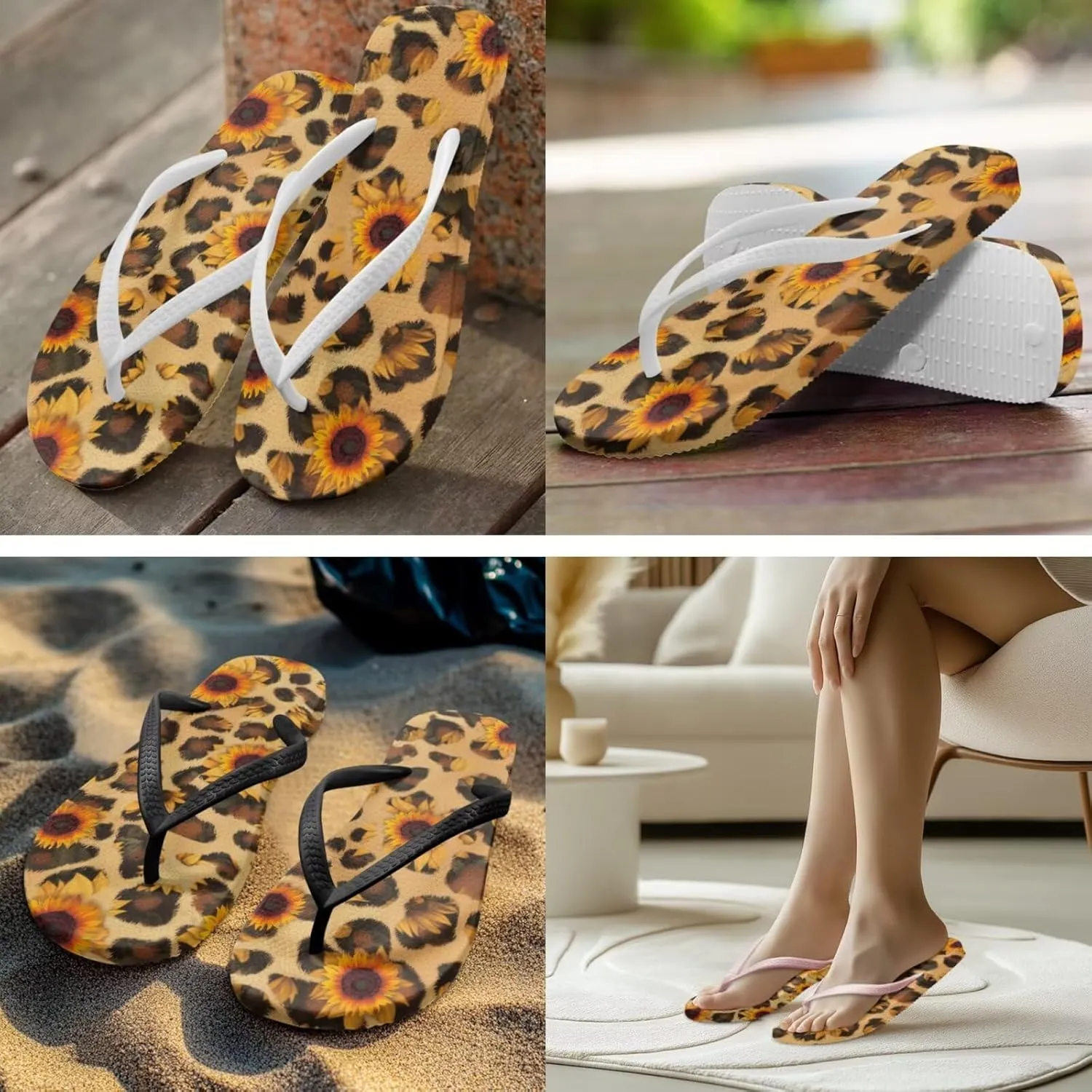 Flip Flops For Women Non-Slip Bathroom Shower Shoes Cushion foam Indoor and Outdoor Sandals Summer Beach Shoes