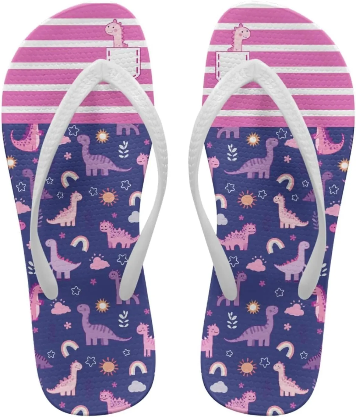 Flip Flops For Women Non-Slip Bathroom Shower Shoes Cushion foam Indoor and Outdoor Sandals Summer Beach Shoes