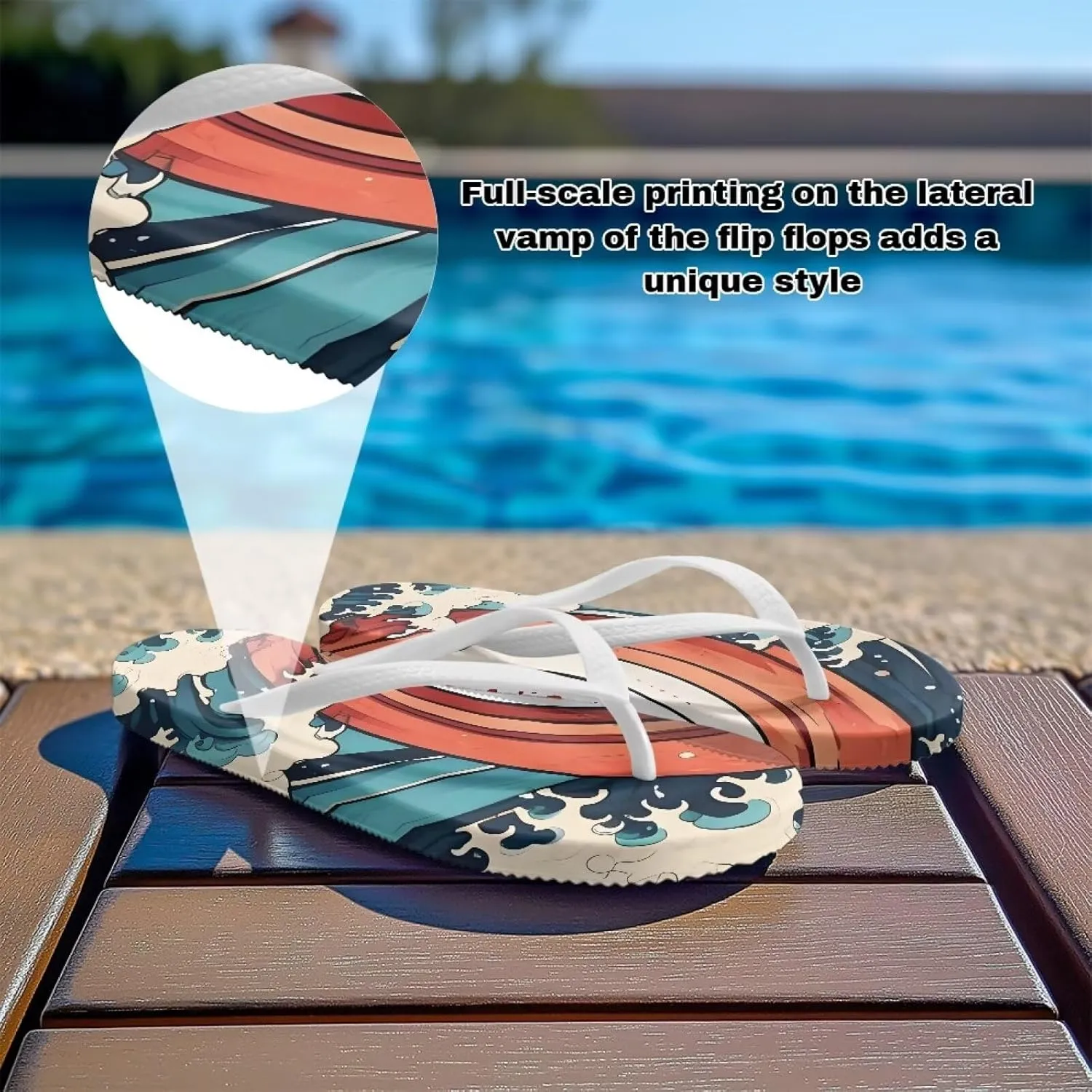 Flip Flops For Women Non-Slip Bathroom Shower Shoes Cushion foam Indoor and Outdoor Sandals Summer Beach Shoes