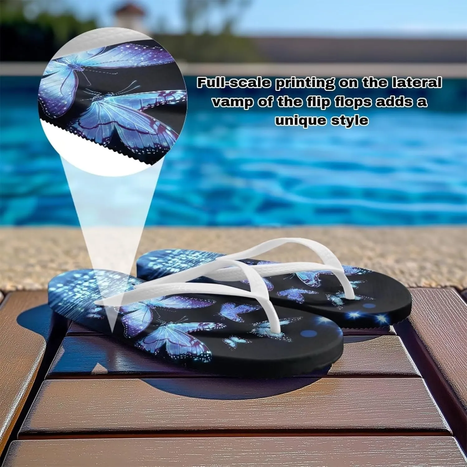 Flip Flops For Women Non-Slip Bathroom Shower Shoes Cushion foam Indoor and Outdoor Sandals Summer Beach Shoes