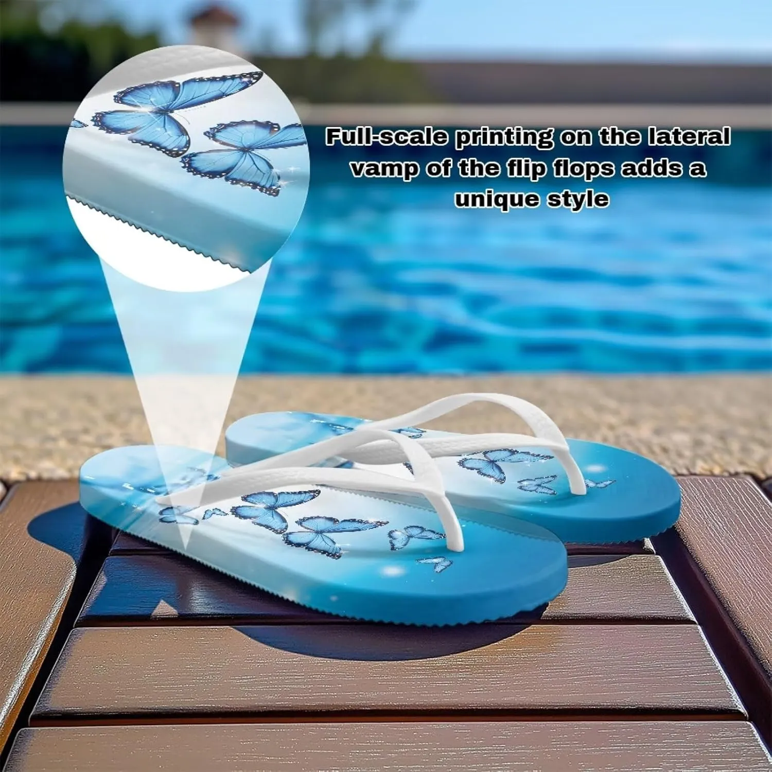 Flip Flops For Women Non-Slip Bathroom Shower Shoes Cushion foam Indoor and Outdoor Sandals Summer Beach Shoes